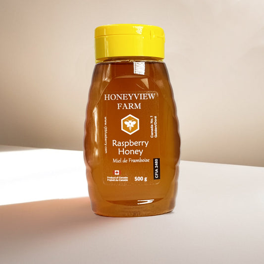 Raspberry Blossom Honey-500g -Squeeze Bottle